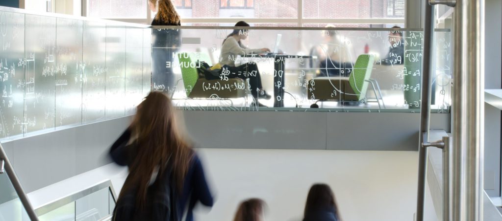 Students in Regents Hall